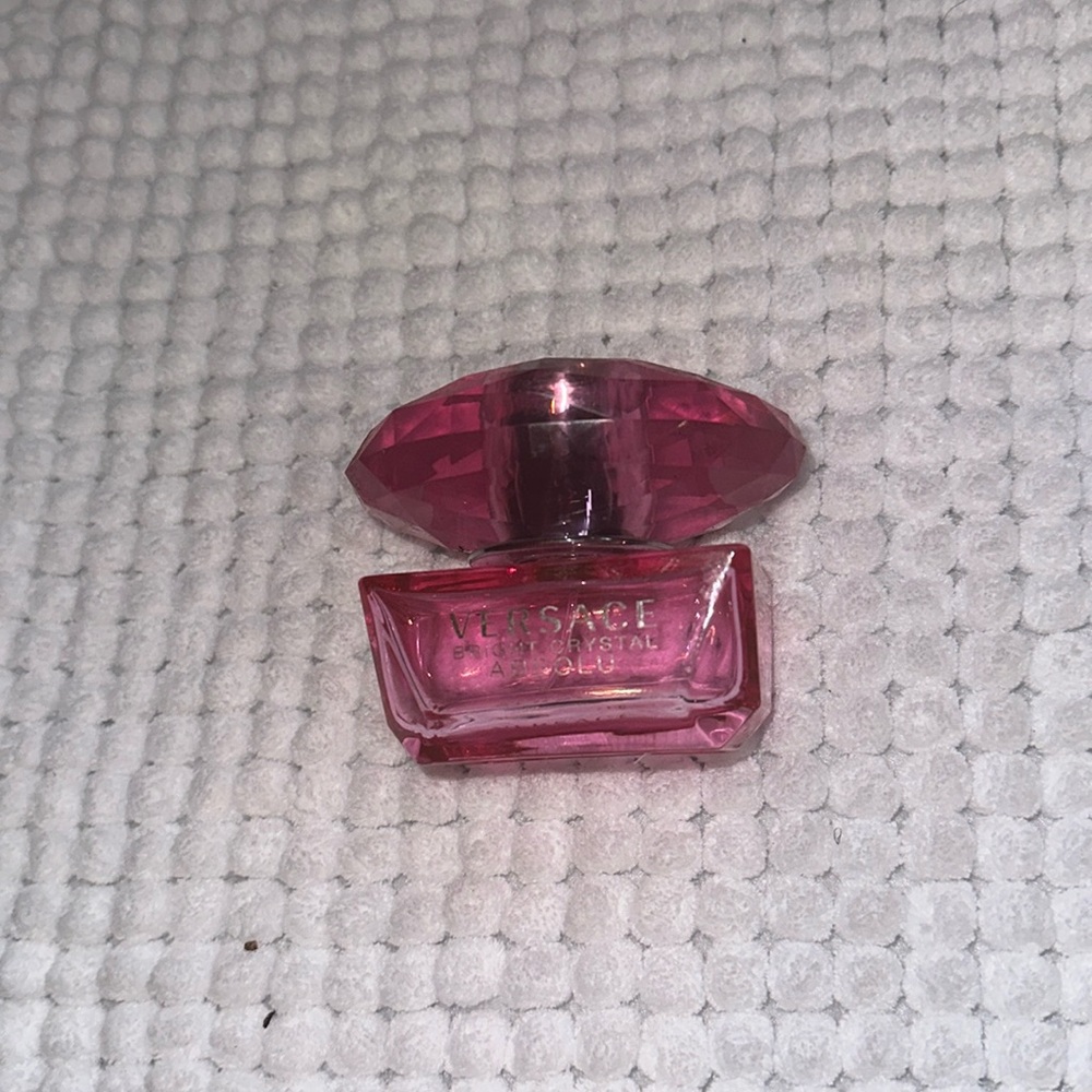 Empty Versace bright crystal perfume bottle